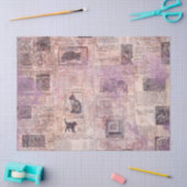 Ephemera Lavendar Papierserie Design 15 Tissuepapier (Craft)