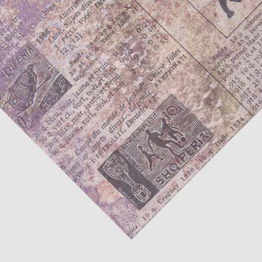 Ephemera Lavendar Papierserie Design 15 Tissuepapier (Detail)