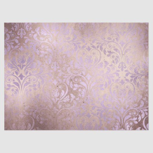 Ephemera Lavendar Papierserie Design 18 Tissuepapier (Voorkant)