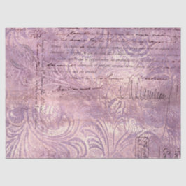 Ephemera Lavendar Papierserie Ontwerp 17 Tissuepapier