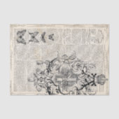 Ephemera - losblad tissuepapier (Voorkant)