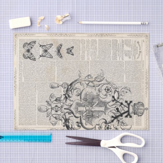 Ephemera - losblad tissuepapier (Craft)