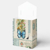  Ephemera met bloemenontwerp Bedankdoosjes (Geopend)