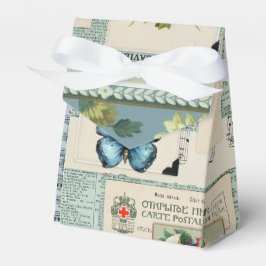  Ephemera met bloemenontwerp Bedankdoosjes