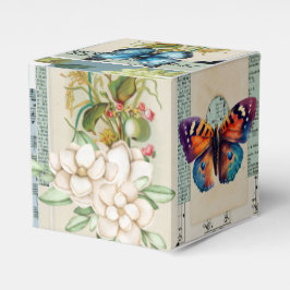  Ephemera met bloemenontwerp Bedankdoosjes