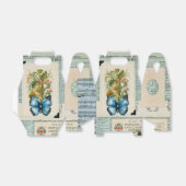  Ephemera met bloemenontwerp Bedankdoosjes (Uitgevouwen)