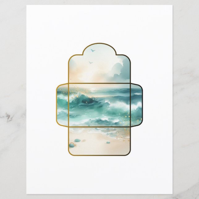 Ephemera Mini Enveloppen Scrapbooking Junk Journal (Voorkant)