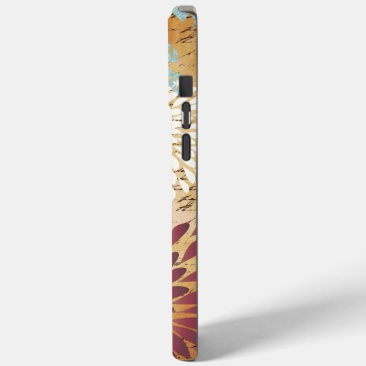 Ephemera Modern Bloed Monogram Case-Mate iPhone Case (Achterkant / Links)