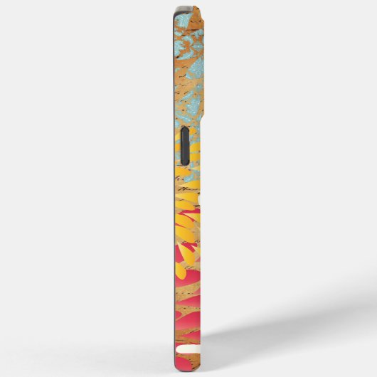  Ephemera Modern Bloed Monogram Case-Mate iPhone Case (Achterkant / Rechts)