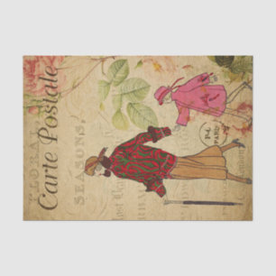 Ephemera moeder en dochter ontleding tissuepapier