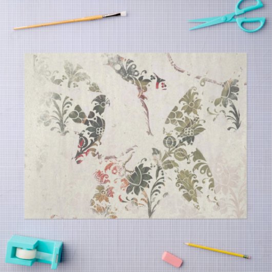 Ephemera noodlijdend document reeksontwerp 14 tissuepapier (Craft)