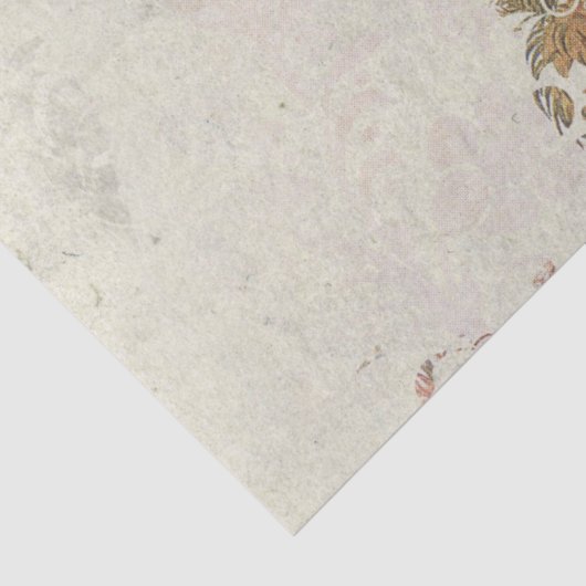 Ephemera noodlijdend document reeksontwerp 14 tissuepapier (Detail)