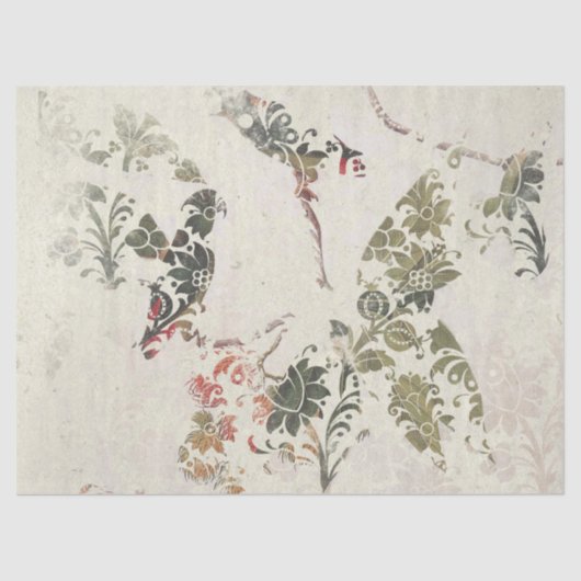 Ephemera noodlijdend document reeksontwerp 14 tissuepapier (Voorkant)