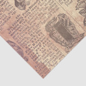 Ephemera noodlijdend document reeksontwerp 15 tissuepapier (Detail)