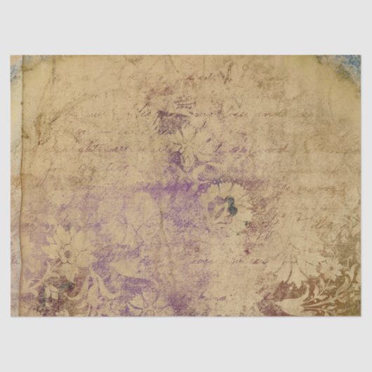 Ephemera noodlijdend document reeksontwerp 18 tissuepapier (Voorkant)