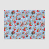  ephemera-ontkoppeling Santa Claus Holiday Tissuepapier (Voorkant)