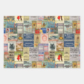 Ephemera  ontkoppelpapier of Collage papier Inpakpapier Vel (Voorkant 3)