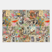 Ephemera  ontkoppelpapier of Collage papier Inpakpapier Vel (Voorkant 2)