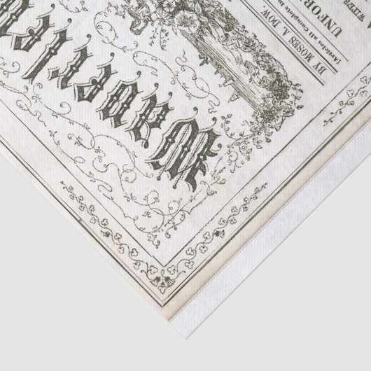  Ephemera-ontkoppelpapier Tissuepapier (Detail)