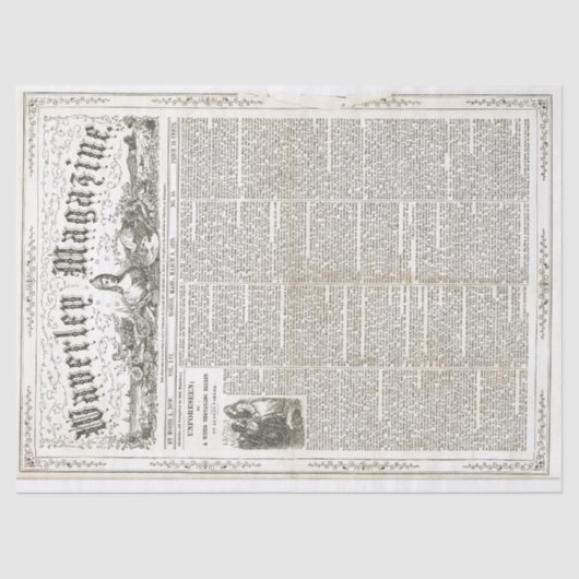  Ephemera-ontkoppelpapier Tissuepapier (Voorkant)