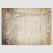 Ephemera-ontkoppelpapier voor Eiffeltoren Tissuepapier (Voorkant)