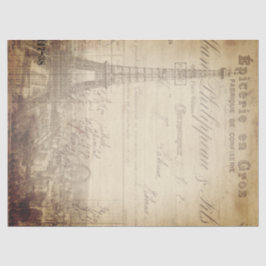 Ephemera-ontkoppelpapier voor Eiffeltoren Tissuepapier