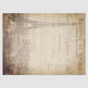 Ephemera-ontkoppelpapier voor Eiffeltoren Tissuepapier