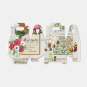  Ephemera ontwerp met Flowers en Butterfly Bedankdoosjes (Uitgevouwen)