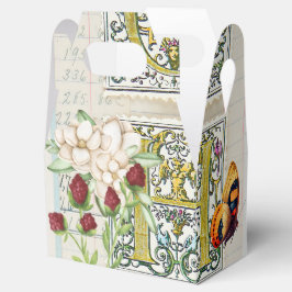  Ephemera ontwerp met Flowers en Butterfly Bedankdoosjes