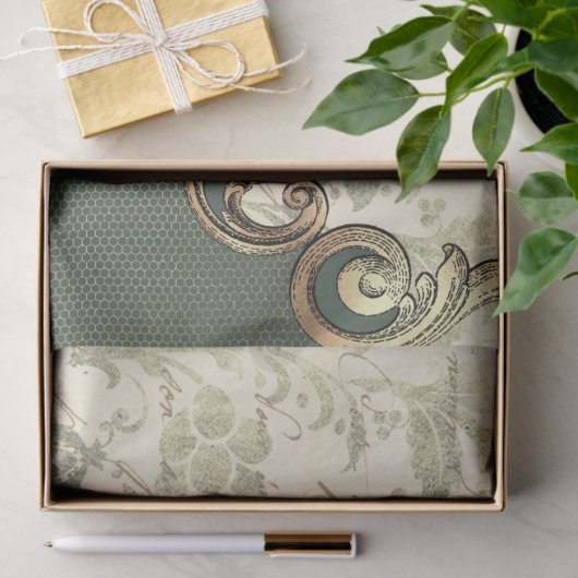 Ephemera Ontwerp van de Papierreeks 2 Tissuepapier (Geschenk)