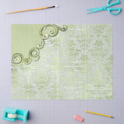 Ephemera  Ontwerp van de Papierreeks 8 Tissuepapier (Craft)