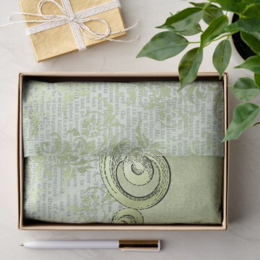 Ephemera  Ontwerp van de Papierreeks 8 Tissuepapier (Geschenk)