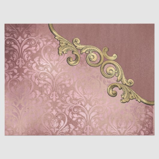 Ephemera Ornate Paper Serie Ontwerp 6 Tissuepapier (Voorkant)