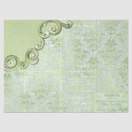 Ephemera Ornate Paper Serie Ontwerp 8 Tissuepapier