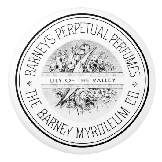 ephemera-parfum keramische knop (Voorkant)