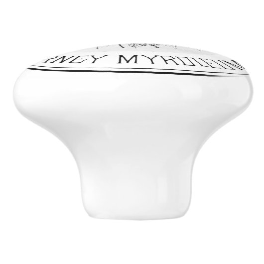 ephemera-parfum keramische knop (Zijkant)