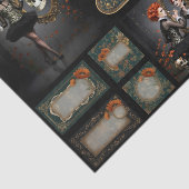 Ephemera Poetic Gothic Motifs Tissuepapier (Detail)