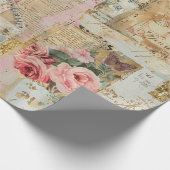  Ephemera: Roos Dromen Cadeaupapier (Hoek)