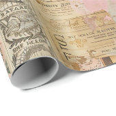  Ephemera: Roos Dromen Cadeaupapier (Rol Hoek)