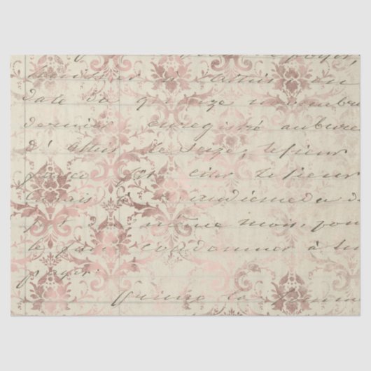 Ephemera Roos Gold Paper Series Design 10 Tissuepapier (Voorkant)