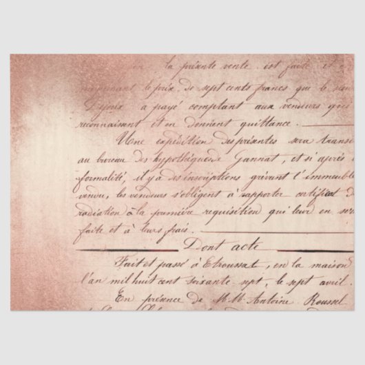 Ephemera Roos Gold Paper Series Design 8 Tissuepapier (Voorkant)