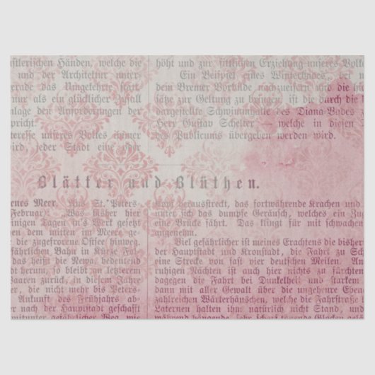 Ephemera roze papier serie ontwerp 13 (Voorkant)