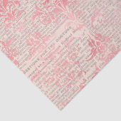 Ephemera Roze Papierserie Design 15 Tissuepapier (Detail)