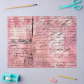 Ephemera Roze Papierserie Design 16 Tissuepapier (Craft)