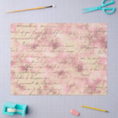 Ephemera Roze Papierserie Design 5 Tissuepapier (Craft)
