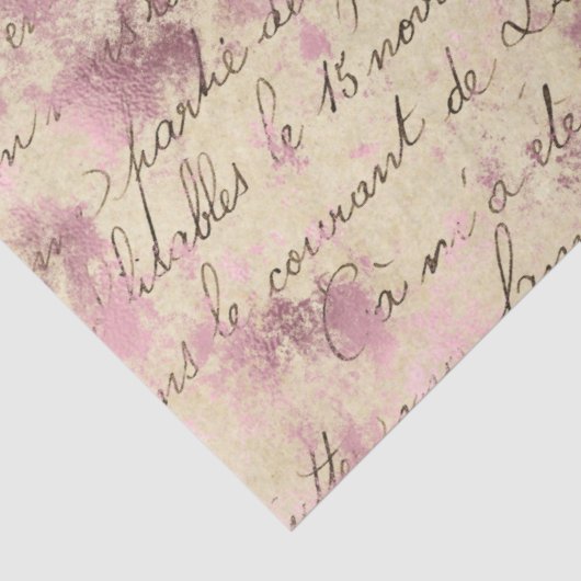 Ephemera Roze Papierserie Design 5 Tissuepapier (Detail)