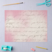 Ephemera Roze Papierserie Design 6 Tissuepapier (Craft)