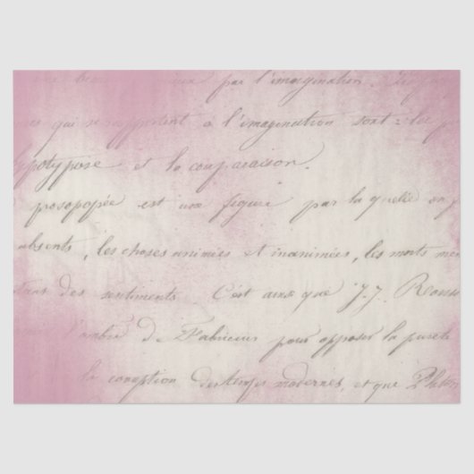 Ephemera Roze Papierserie Design 6 Tissuepapier (Voorkant)