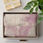 Ephemera Roze Papierserie Design 8 Tissuepapier (Geschenk)