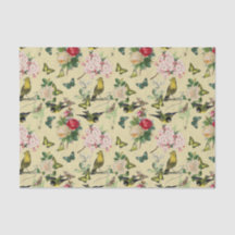  Ephemera-Rozen Butterflies en vogelpatroon